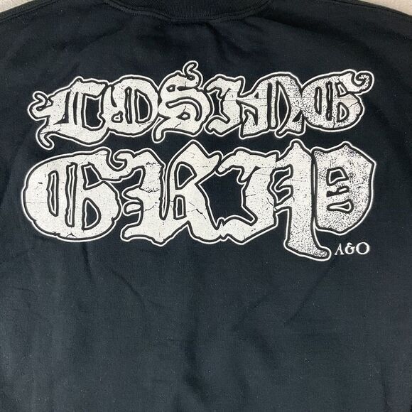 Alpha & Omega Metal Core Rock Band Black 2 Sided Graphic Sweatshirt Mens Medium‎ - Picture 9 of 9